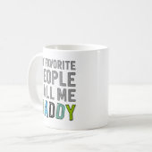 Mug Mes personnes préférées m'appellent papa (Devant gauche)