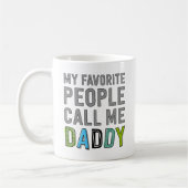 Mug Mes personnes préférées m'appellent papa (Gauche)