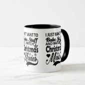 Mug Mes personnes préférées m'appellent Papa Typograph (Devant droit)