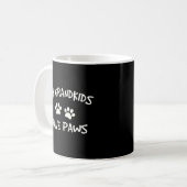 Mug Mes Petits-Enfants Ont Des Pâtes Drôle Chien Chat (Devant gauche)