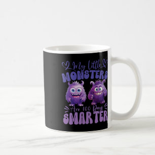 Mug Mes Petits Monstres Sont 100 Jours Plus Smarter Fl