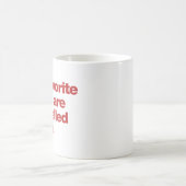 Mug Mes plans favoris sont des plans annulés (Centre)