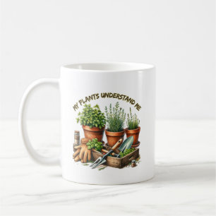 Mug Mes Plantes me comprennent Funny Jardinage