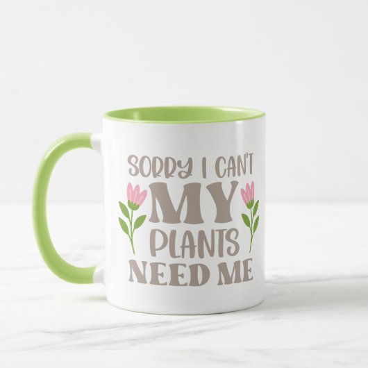 MUG MES PLANTES ONT BESOIN DE MOI (Gauche)