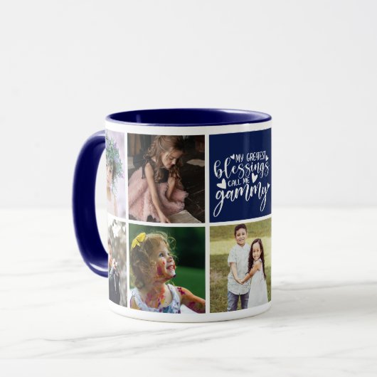 Mug Mes plus grandes bénédictions appelez-moi Gammy Ph (Devant gauche)