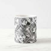 Mug Mes poupées patchwork noir et blanc préférées (Centre)