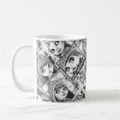 Mug Mes poupées patchwork noir et blanc préférées (Gauche)