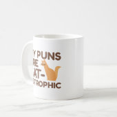 Mug Mes Puns Sont Catastrophiques (Devant gauche)