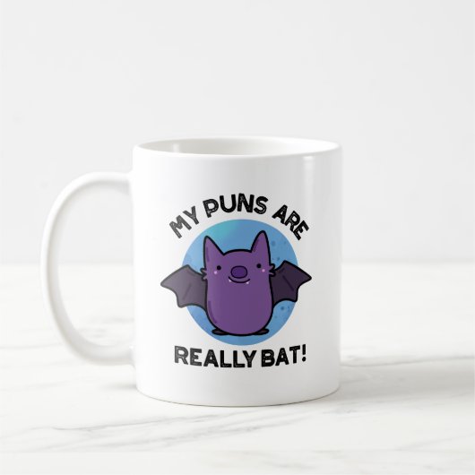 Mug Mes Puns Sont Vraiment Bat Drôle Animal Pun (Gauche)