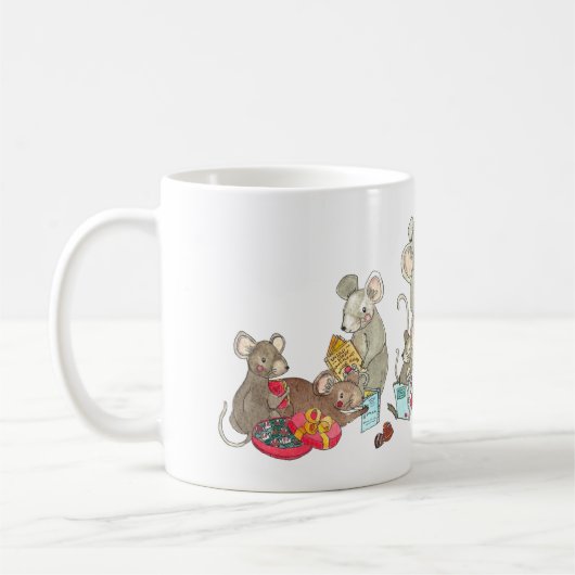Mug Mes souris de Noël au chocolat chaud (Gauche)