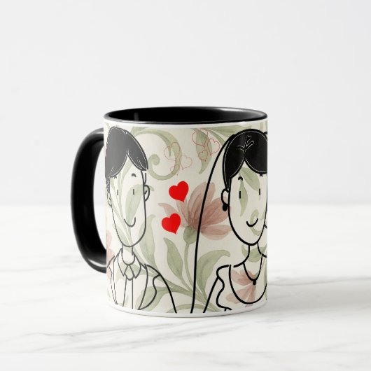 Mug Mes souvenirs Mariages (Devant gauche)