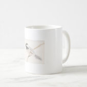 Mug Mésange oiseau peint à l'aquarelle (Devant droit)