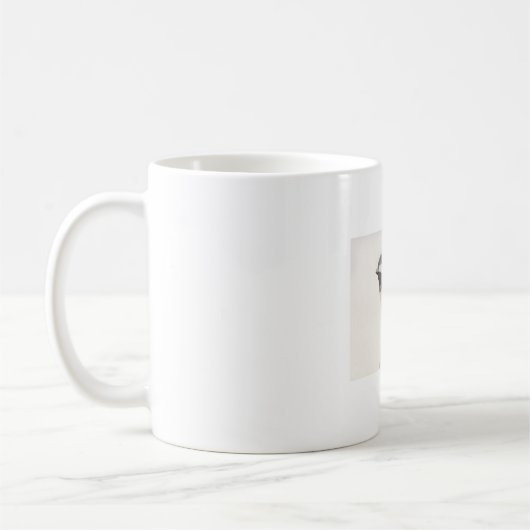 Mug Mésange oiseau peint à l'aquarelle (Gauche)