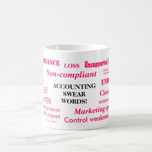 Mug Mesdames Comptabiliser les mots ! ! Comptant amusa (Centre)