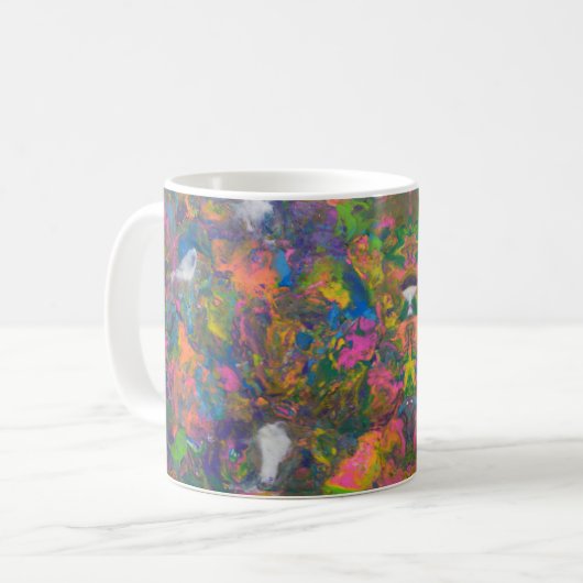 Mug Mesh Argile arc-en-ciel (Devant gauche)