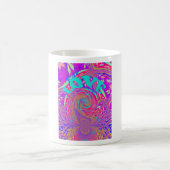 Mug Mesmerizing Whirlpool Love Cyan Texte art Graphiqu (Centre)