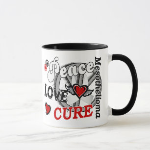 Mug Mèsothéliome du traitement 2 d'amour de paix