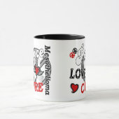 Mug Mèsothéliome du traitement 2 d'amour de paix (Centre)