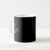 Mug Messag caché subtil anti-Trump Floral Hummingbird (Devant gauche)