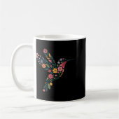 Mug Messag caché subtil anti-Trump Floral Hummingbird (Gauche)