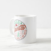 Mug Message au Père Noël (Devant gauche)