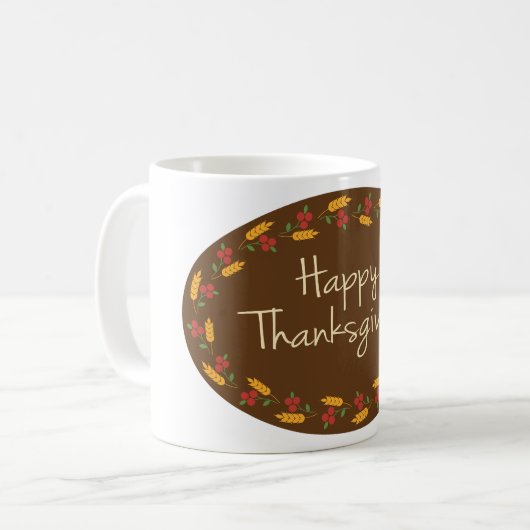 Mug Message bon thanksgiving (Devant gauche)