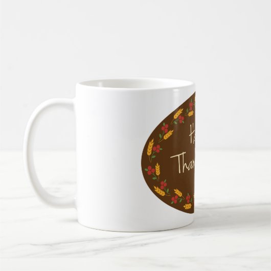 Mug Message bon thanksgiving (Gauche)
