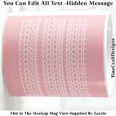 Mug Message Caché Amour Pour Votre Âme, Citation Perso