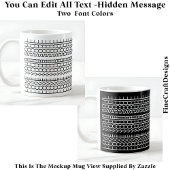 Mug Message Caché Amour Pour Votre Âme, Citation Perso