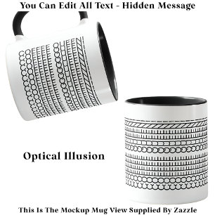 Mug Message caché Café Queen 115B Grosse nouveauté