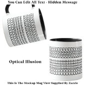 Mug Message caché Coffee King 115B Drôle nouveauté