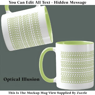 Mug Message Caché Crazy Plant Lady 130GW Citation Drôl