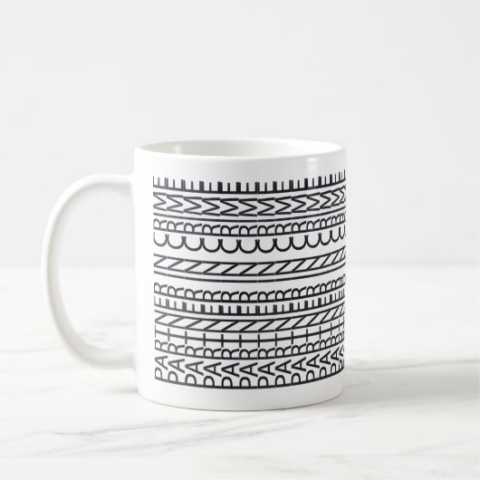 Mug Message Caché de Complice de Crime (Gauche)
