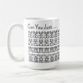 Mug Message caché Fermer La Fuh Cup 155BW Amusant Adul (Gauche)