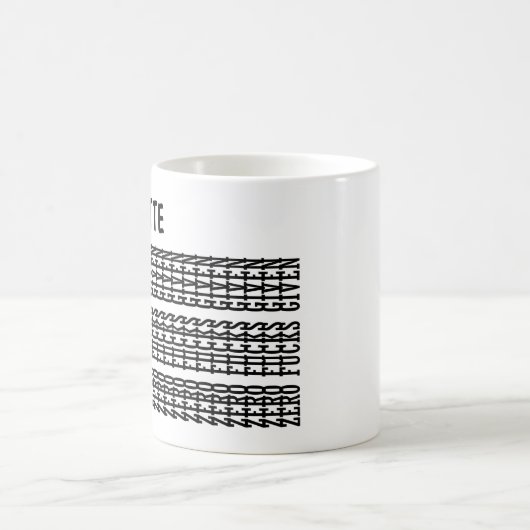 Mug Message caché Nom personnalisé Cadeau Sarcastique  (Centre)