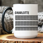 Mug Message caché Nom personnalisé Cadeau Sarcastique 
