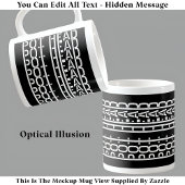 Mug Message caché Pot Tête Addict 119W Drôle