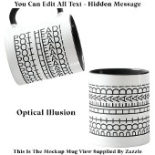 Mug Message caché Pot Tête Café 115B Amusante nouveaut