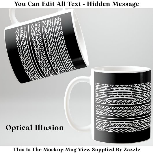 Mug Message Caché Pour N'Importe Quel Hobby, Souhaite 