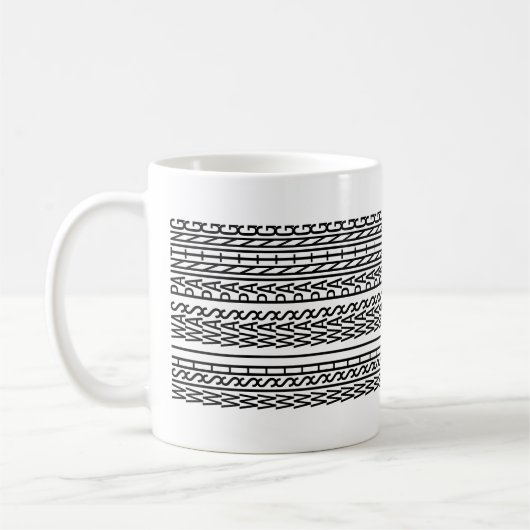 Mug Message Caché Pour Tout Loisir, J'aurais Aimé être (Gauche)