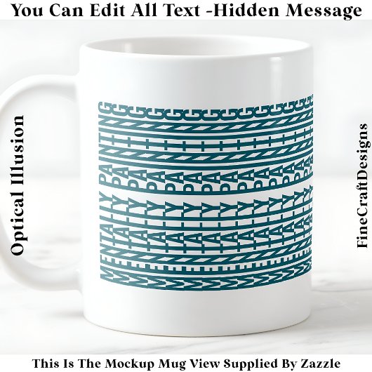 Mug Message Caché Pour Tout Loisir, Mentalement 106T
