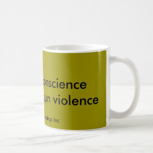 Mug Message contre la violence armée