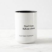 Mug Message contre les abus (Centre)