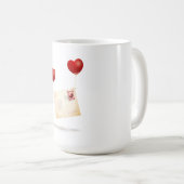 Mug Message d'amour (Devant droit)