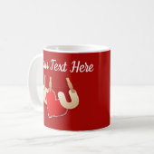 Mug Message d'amour clair et simple sur les vêtements  (Devant gauche)