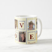 MUG MESSAGE D'AMOUR DE 8 PHOTOS REMPLIR FACILEMENT (Devant droit)