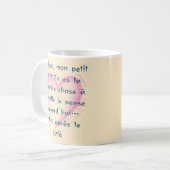 Mug message d'amour pour elle et lui (Devant gauche)