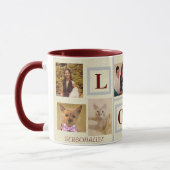 MUG MESSAGE D'AMOUR REMPLIR FACILEMENT 8 PHOTOS COLLAG (Gauche)