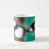 Mug Message dans une bouteille : Brown Abstrait, Turqu (Centre)