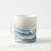 Mug Message dans une bouteille de l'océan bleu (Devant gauche)